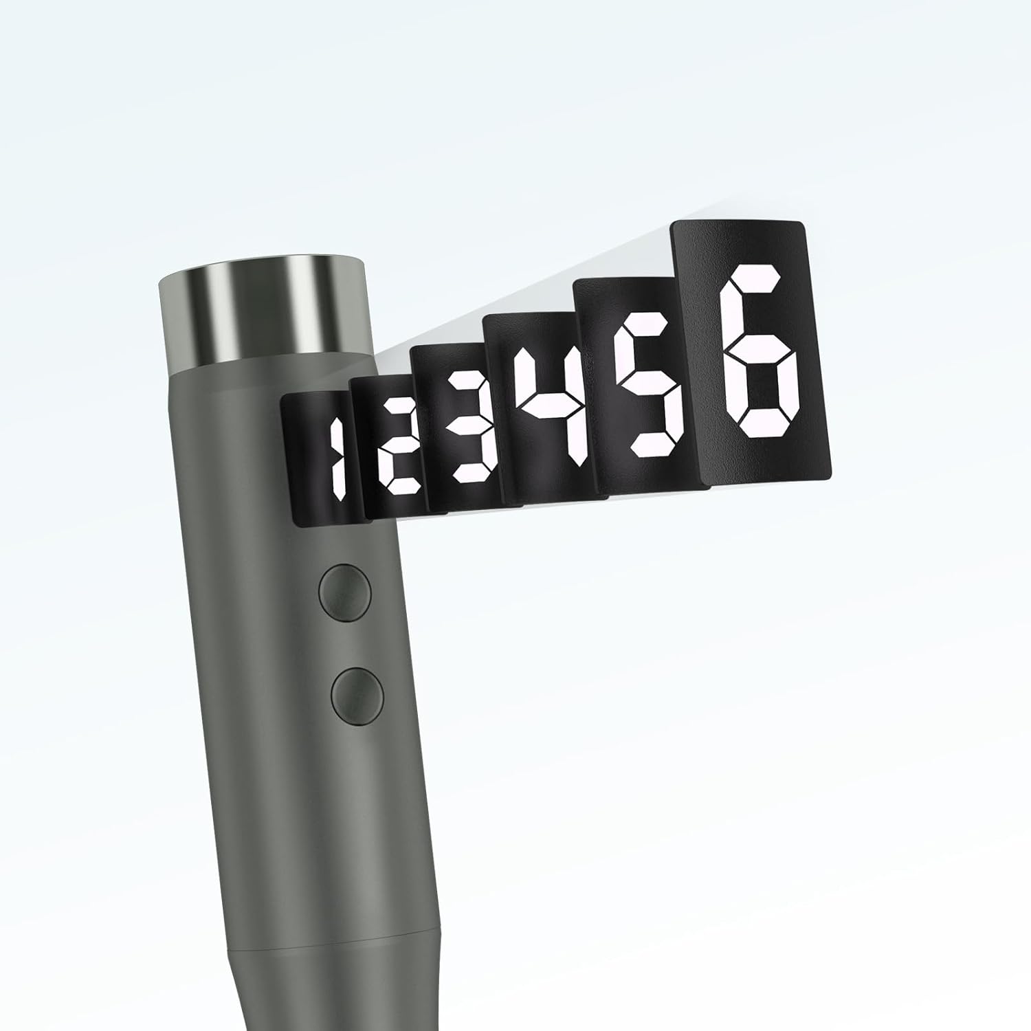 Vynzo Skin Refining Pen with Replacement Cartridges displaying adjustable speed settings on digital panel.