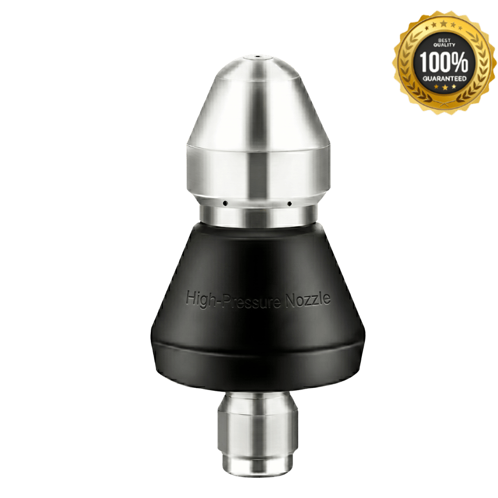 High-pressure Nozzle for efficient cleaning of pipes, sinks, and narrow spaces.