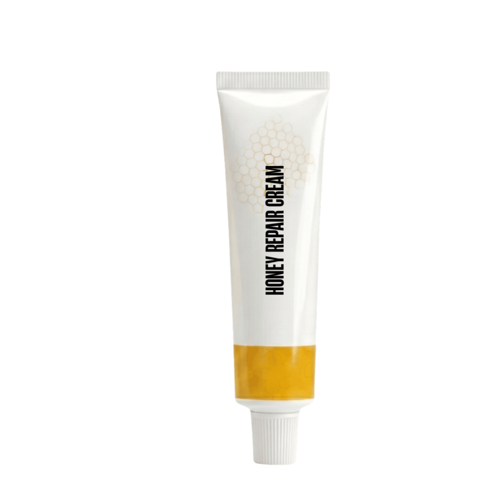 Luxe Honey Repair Cream tube with a silky texture for smoother-looking skin and a polished finish.