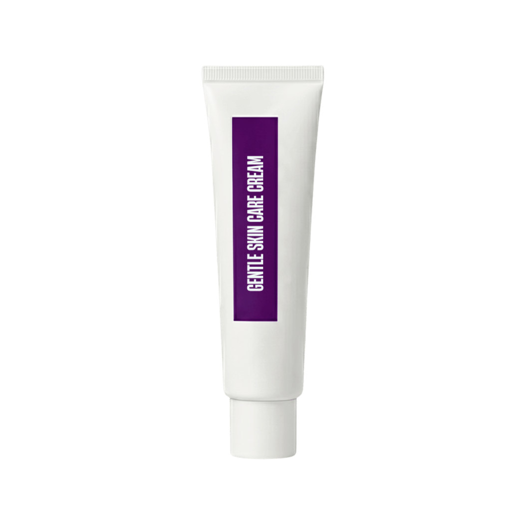Gentle Skin Care Cream tube designed for smoother and firmer-looking skin.