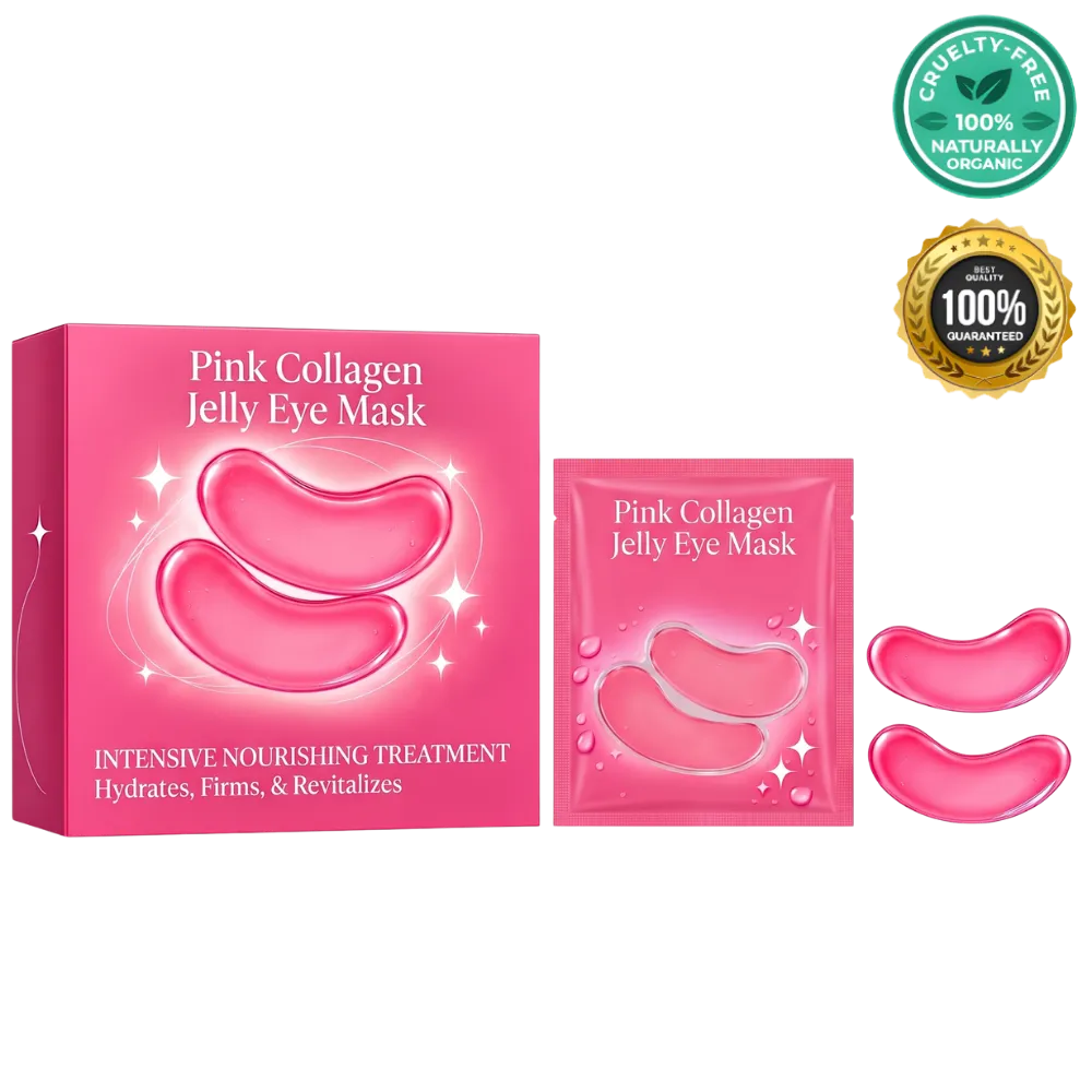 Premium Pink Collagen Jelly Eye Mask