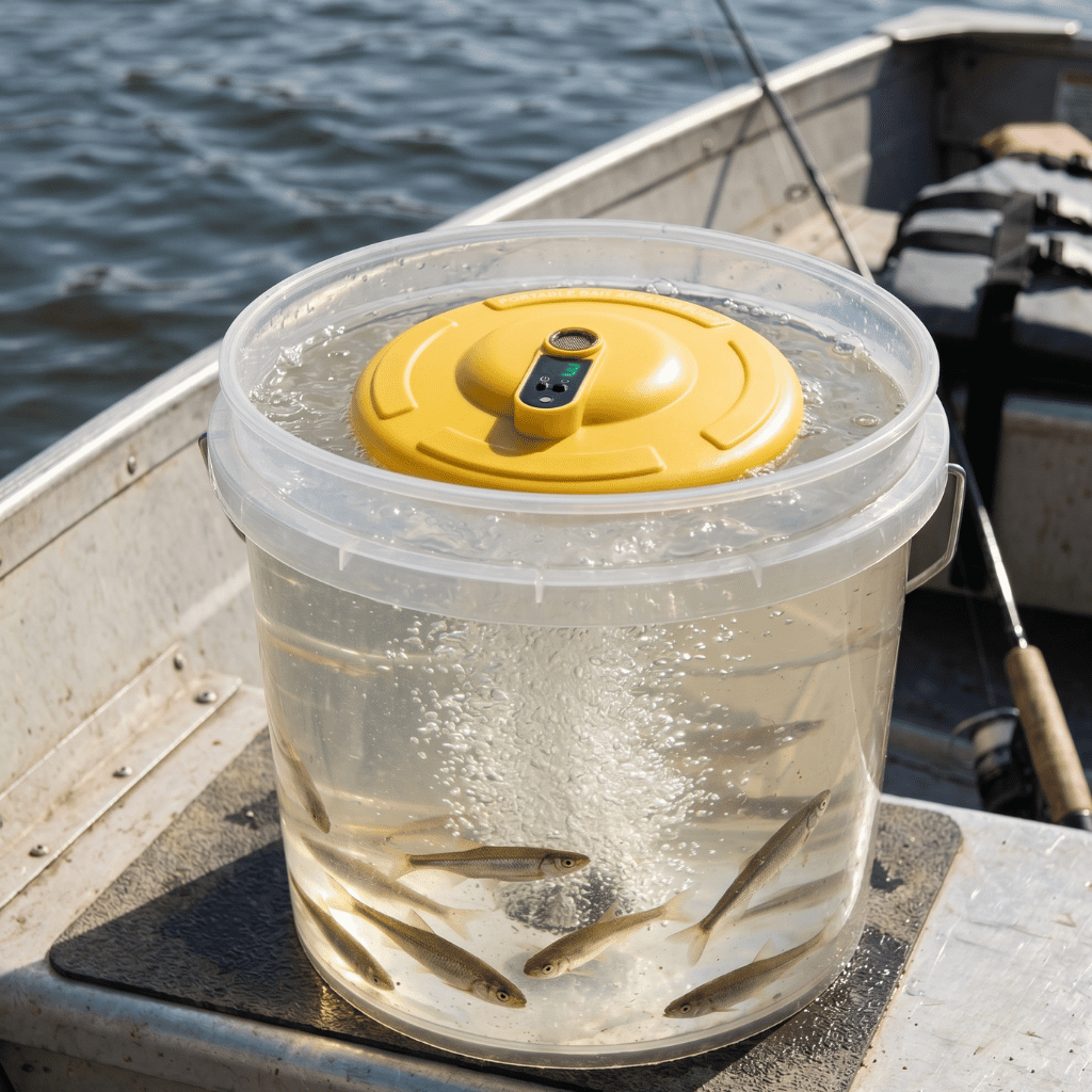 Rechargeable Portable Bait Aerator Pump