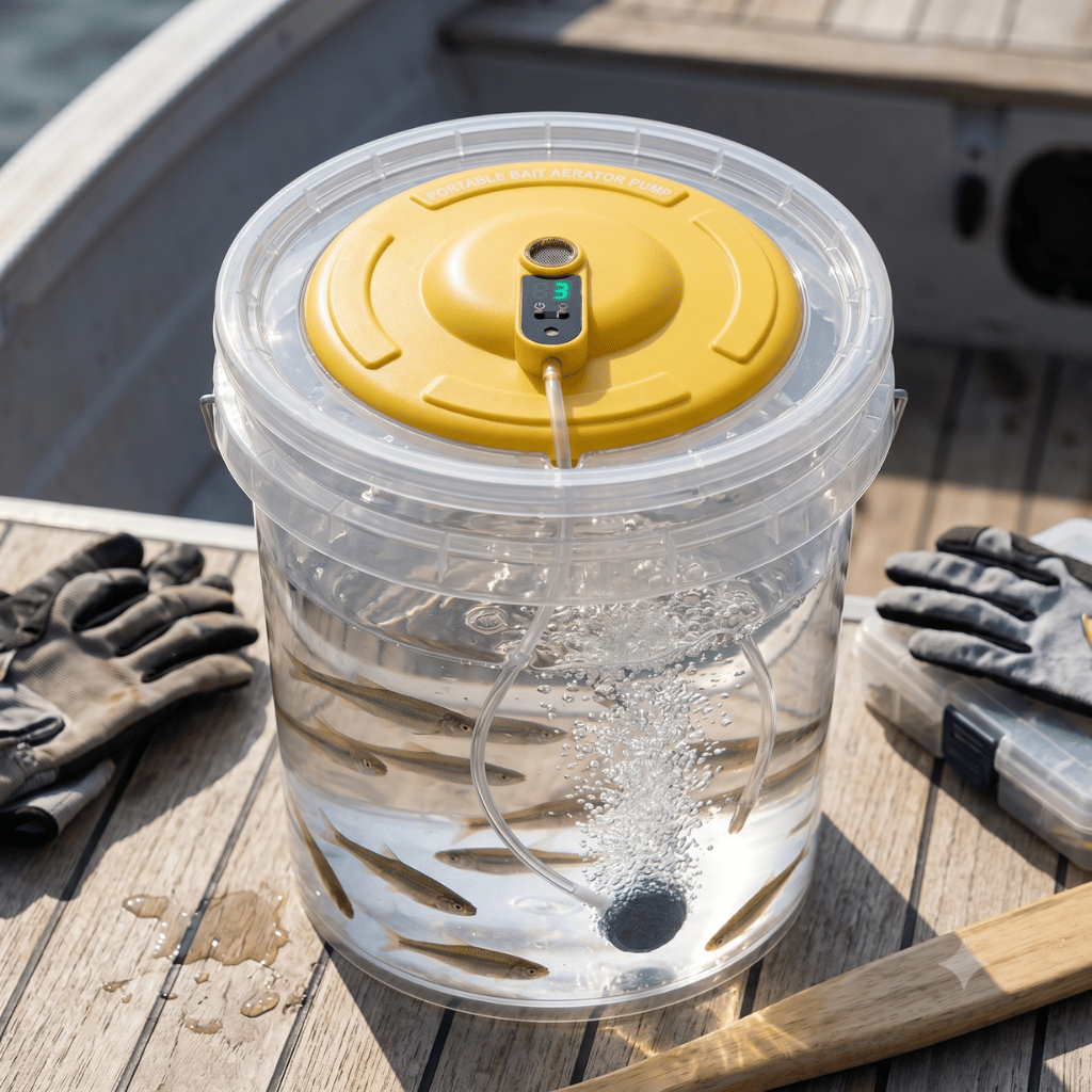 Rechargeable Portable Bait Aerator Pump
