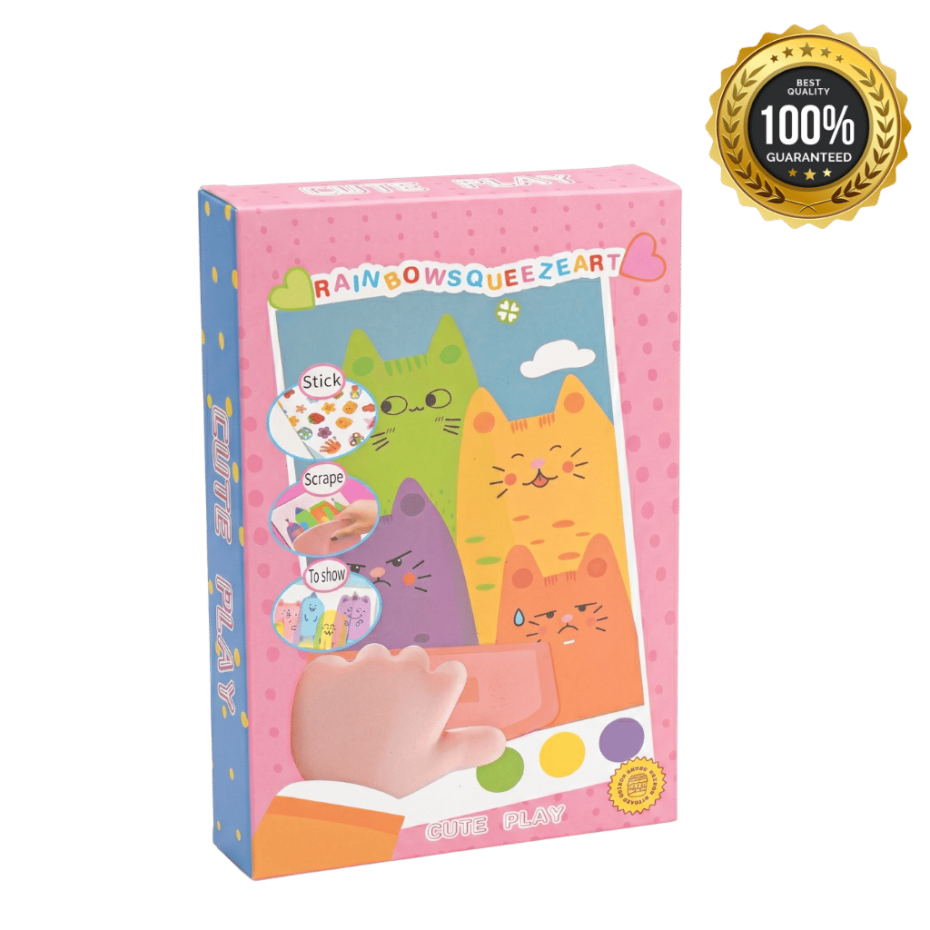 Kids Rainbow Squeeze Art Kit
